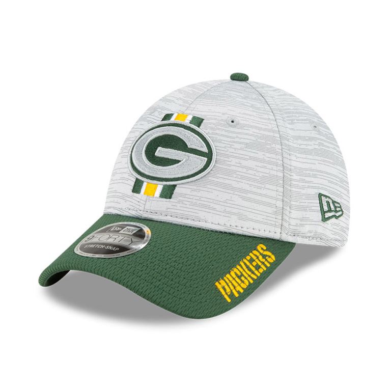 Gorras New Era 9forty Verdes - Bay Packers NFL Training 46390ZLHX